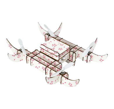 Flower pattern paper drones